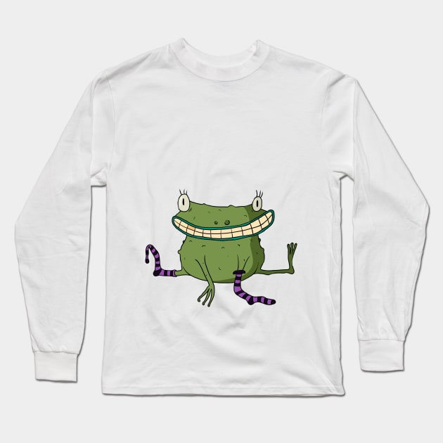 Frog Long Sleeve T-Shirt by Andrenko